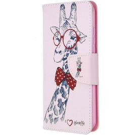 Mobigear Design Nokia 1.3 Hoesje Bookcase Portemonnee - Giraffe