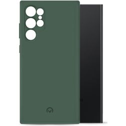 Mobilize Rubber Gelly Samsung Galaxy S23 Ultra Hoesje Flexibel TPU Backcover - Matt Green