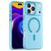 Mobigear Shockproof iPhone 17 Pro Max MagSafe Hoesje Hardcase Backcover - Blauw