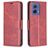 Mobigear Excellent Motorola Moto G85 Hoesje Bookcase Portemonnee - Rood