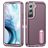 Mobigear Rugged Stand Samsung Galaxy S23 Hoesje Hardcase Backcover Shockproof met Standaard - Paars