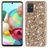 Mobigear Glitter Samsung Galaxy A71 Hoesje Hardcase Backcover - Goud