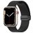 Mobigear Sport Mag Siliconen Apple Watch Bandje Magneetsluiting - 42/41/40/38 mm - Zwart