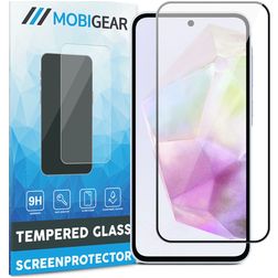 Mobigear Premium Samsung Galaxy A36 Glazen Screenprotector - Case Friendly - Zwart