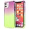 Mobigear Gradient iPhone 12 Pro Max Hoesje Hardcase Backcover Shockproof - Groen / Paars