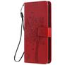 Mobigear Tree Xiaomi Mi 9T Pro Hoesje Bookcase Portemonnee - Rood