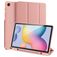 Dux Ducis Domo Samsung Galaxy Tab S6 Lite Hoes Bookcase + Stylus Houder - Roze