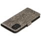 Mobigear Flowers Samsung Galaxy S10 Lite Hoesje Bookcase Portemonnee - Grijs