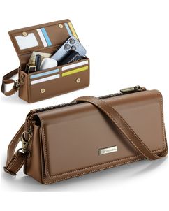 Caseme ME30 Crossbody Telefoontasje - Large - Bruin