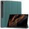 Mobigear Tri-Fold Gel Samsung Galaxy Tab S9 Ultra Hoes TPU,Kunstleer Bookcase + Stylus Houder - Groen