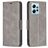Mobigear Excellent Xiaomi Redmi Note 12 Hoesje Bookcase Portemonnee - Grijs