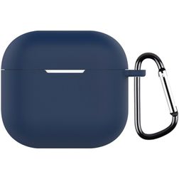Mobigear Colors Apple AirPods 4 Hoesje Flexibel Siliconen - Blauw