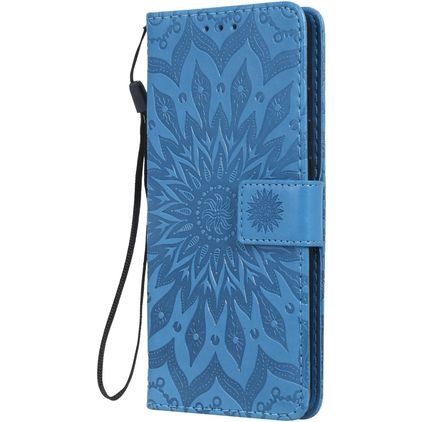 Mobigear Sunflower Xiaomi Mi 9T Hoesje Bookcase Portemonnee - Blauw