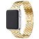 Mobigear Honeycomb Stalen Apple Watch Bandje Gespsluiting - 42/41/40/38 mm - Goud
