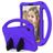 Mobigear AeroArmor Samsung Galaxy Tab A7 Lite Kinder Tablethoes met Handvat + Stylus Houder - Paars