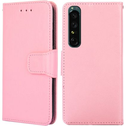 Mobigear Wallet Sony Xperia 1 IV Hoesje Bookcase Portemonnee - Roze