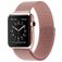 Mobigear Loop Milanese Apple Watch Bandje Magneetsluiting - 49/46/45/44 mm - Roségoud