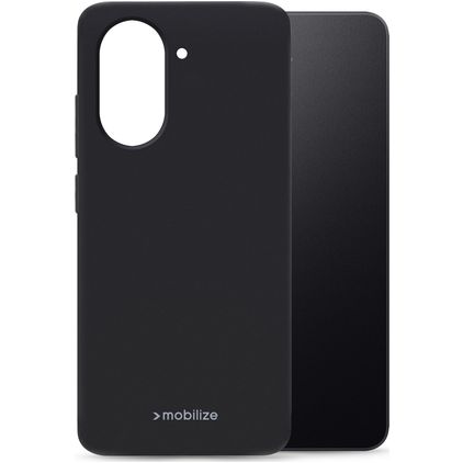 Mobilize Rubber Gelly Xiaomi Redmi A7 Pro Hoesje Flexibel TPU Backcover - Zwart