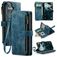 CaseMe C30 iPhone 17 Hoesje Bookcase Portemonnee - Blauw