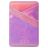 My Style Sticky Card Pasjeshouder - 2 Pasjes - Pink Shimmer