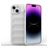 Mobigear Bumpy iPhone 15 Plus Hoesje Flexibel TPU Backcover - Wit