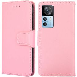 Mobigear Wallet Xiaomi 12T Hoesje Bookcase Portemonnee - Roze