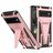 Mobigear Armor Stand Google Pixel 6 Pro Hoesje Hardcase Backcover Shockproof met Standaard - Roségoud