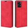 Mobigear Retro Slim Motorola Moto E13 Hoesje Bookcase Portemonnee - Rood