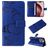 Mobigear Butterfly iPhone 16 Pro Hoesje Bookcase Portemonnee - Blauw
