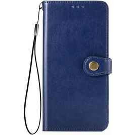 Mobigear Snap Button Samsung Galaxy S20 FE Hoesje Bookcase Portemonnee - Blauw