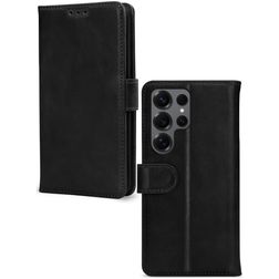 Mobilize Premium Gelly Samsung Galaxy S25 Ultra Hoesje Bookcase Portemonnee - Zwart