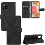 Mobigear Retro Samsung Galaxy A42 Hoesje Bookcase Portemonnee - Zwart