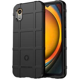 Mobigear Rugged Shield Samsung Galaxy Xcover 7 Hoesje Flexibel TPU Backcover Shockproof - Zwart