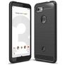 Mobigear Brushed Slim Google Pixel 3a Hoesje Flexibel TPU Backcover - Zwart