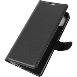 Mobigear Classic Motorola Moto G 5G Plus Hoesje Bookcase Portemonnee - Zwart