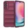 Mobigear Bumpy Samsung Galaxy A24 Hoesje Flexibel TPU Backcover - Bordeaux Rood