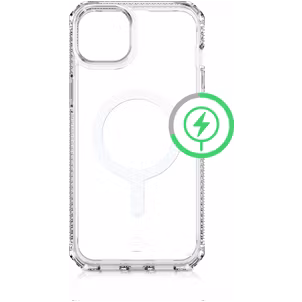 ITSKINS Level 2 HybridMagClear R Doorzichtig iPhone 13 MagSafe Hoesje Hardcase Backcover Shockproof - Transparant