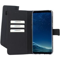 Mobiparts Premium Wallet Samsung Galaxy S8 Plus Hoesje Bookcase Portemonnee - Zwart