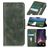 Mobigear Classy Samsung Galaxy S21 FE Hoesje Bookcase Portemonnee - Groen