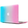 Mobigear Rainbow Matte MacBook Pro 13 Inch (2012-2015) Hoes Hardshell Laptopcover MacBook Case - Blauw / Roze - Model A1425 / A1502