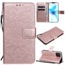 Mobigear Sunflower iPhone 12 Pro Hoesje Bookcase Portemonnee - Roségoud
