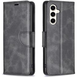 Mobigear Excellent Samsung Galaxy S24 FE Hoesje Bookcase Portemonnee - Zwart