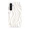 MIO Samsung Galaxy A55 MagSafe Hoesje Hardcase Backcover - Sandy Zebra