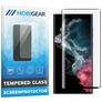 Mobigear Premium Samsung Galaxy S22 Ultra Glazen Screenprotector - Case Friendly - Zwart