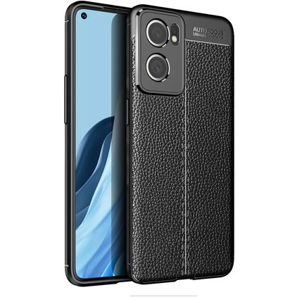 Mobigear Luxury OnePlus Nord CE 2 Hoesje Flexibel TPU Backcover - Zwart