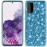 Mobigear Glitter Samsung Galaxy S20 Hoesje Hardcase Backcover - Blauw