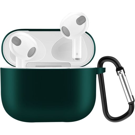 Mobigear Classic Apple AirPods 3 Hoesje Flexibel Siliconen - Groen