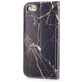 Mobigear Marble iPhone SE (2020) Hoesje Bookcase Portemonnee - Zwart