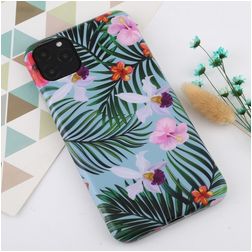 Mobigear Design iPhone 11 Pro Max Hoesje Flexibel TPU Backcover - Bloemen