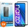 Mobigear Premium Realme Narzo 30 5G‎ Glazen Screenprotector - Case Friendly - Zwart (3-Pack)